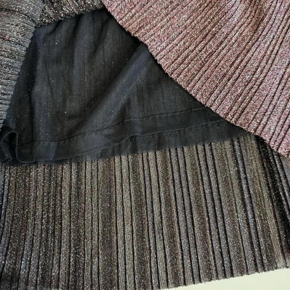 Molo Skirt Glitter Shimmer Pleated Midi Size 134 / 140 - Picture 4 of 8